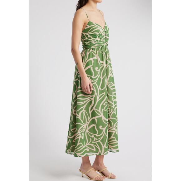 Lost + Wander Floral Lane Midi Dress - Picture 3 of 6